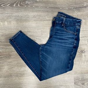 American Eagle size 12 Regular Curvy Jegging Blue Jeans